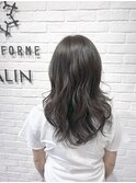 エドル　透け感アッシュカラー
