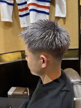 ヒロギンザバーバーショップ 大宮店(HIRO GINZA BARBER SHOP) テーパーフェードスパイキーショート/大宮/フェードカット