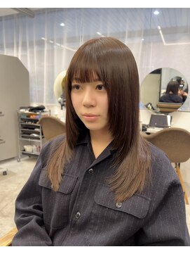 ダル 渋谷/表参道(DAL.) 透明感韓国風顔周りレイヤーレディースカットウルフ