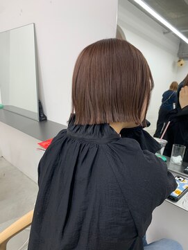 ツバメ ヘアー(TSUBAME HAIR) 春に人気の艶ブラウンカラー