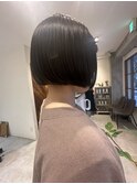 切りっぱなしボブ