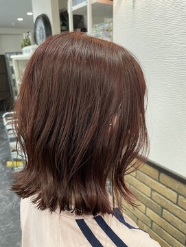 美容室 グリリ(guriri) 外はねも耳掛けもめちゃくちゃ可愛いレングスのくびれボブ