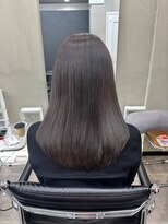 ファビ 渋谷(Fab)&nbsp;くびれヘア/暗めカラー/アプリコットオレンジ/縮毛矯正