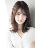 くびれヘアカール暗めカラーデザインカラーフェイスフレーミング