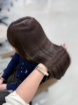 ハピネス 梅田茶屋町店(HAPPINESS) レイヤーカット/韓国ヘア/ブラウン/髪質改善トリートメント/艶髪
