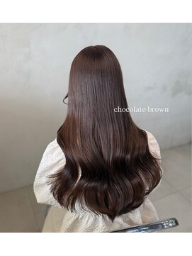 ソアバイリコヘアー(soar by LiCO Hair) ロング/チョコレートブラウン/顔周りカット