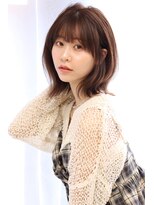 ヘアリゾート ラグーン(hair+resort lagoon) ☆くびれミディアムボブ×ココアベージュ×髪質改善☆20代30代
