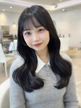 ザックラフィネ(ZACC raffine) グレージュ/黒髪/透明感カラー/レイヤーカット/顔周りカット