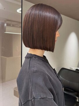 メゾンマイル 恵比寿(maison mile) オリーブブラウン/明るめブラウン/赤みなしカラー/ボブ/恵比寿駅