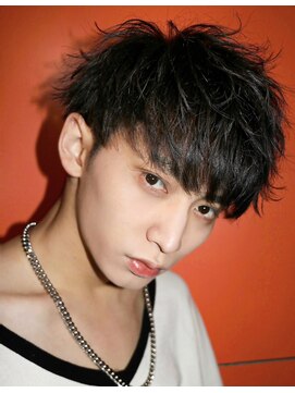 オーシャントーキョーオーバー 渋谷(OCEAN TOKYO OVER) メンズ波巻きツイスパニュアンススパイラルスパイキーショート