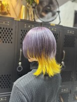 ヴァイス 渋谷店(VAICE)&nbsp;ラベンダーカラー/イエロー/インナーカラー