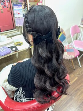 ヘアセットアップス(UP's) 両サイド『おしゃれねじり止めヨシンモリスタイル』人気ヘア♪