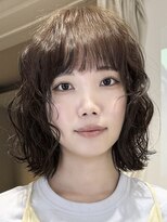 シキ(SIKI)&nbsp;髪質改善パーマ透明感カラーダブルカラーブリーチボブ