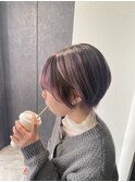 デザインカラー×ピンクバイオレット【表参道/レイヤーカット】