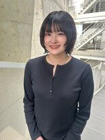 バイ ユア オウン フラワーズ コロン カバ 松本駅前(buy your own flowers : kava)&nbsp;20代30代大人ショートボブｘ小顔ウルフカット外ハネボブレイヤー