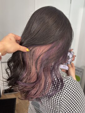カシェル トウキョウ(Cashel Tokyo) インナーカラー　デザインカラー　ピンクカラー