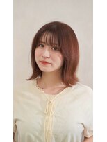 シアバイルーシー(SIA by LUCEY)&nbsp;暖色カラーブリーチなしピンクカラー赤髪ボルドーカラーレッド