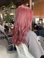 エイム ヘア デザイン 町田店(eim hair design) ピンクカラー/ハイトーン/ロングウェーブ/ダブルカラー/髪質改善