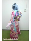 サイドがハートのふんわり巻き下ろし