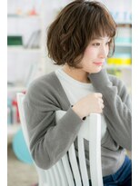 ヘアアンドビューティー ミック(Hair & Beauty miq) くせ毛風カールガーリーボブb