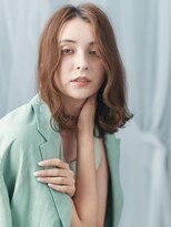 エムスラッシュ たまプラーザ(M.SLASH)&nbsp;くせ毛風/無造作パーマ/センターパート/たまプラーザz1