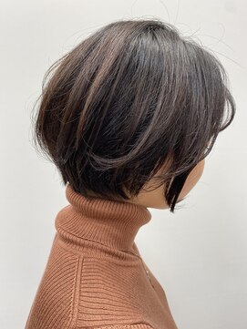 ユキオ オブ ヘアー(YUKIO of Hair) 30代40代★大人かわいいマニッシュ丸みショートボブ
