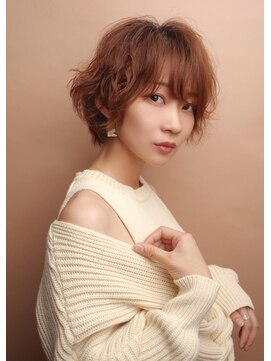 ヘアーメイクジェンテ(hair make gente) パーマで作るショートボブ