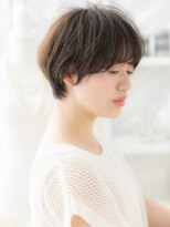 モッズヘア 越谷(mod's hair)&nbsp;大人かわいい黒髪ナチュラルマッシュショートレイヤーショートa