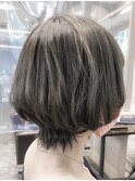 外ハネショートボブ×イルミナカラー