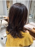 ミディアムレイヤースタイル【30代/40代/50代】Y