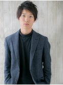 ≪mod's men≫ソフト＆ワイルド＊暖色系カラー束感ショートd