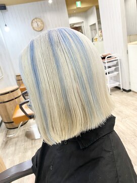 オアフ(Oahu) white*pale blue