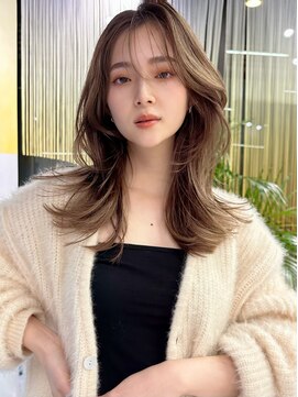 シティ(CITY) レイヤーカット 顔まわりレイヤー 韓国風