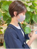 軽やか☆ひし形ショート/ココアベージュ