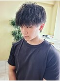 【TRONO 岩田】ツーブロックマッシュソフトツイストパーマ