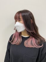 マーシュ(marshu) インナーカラー／フェイスフレーミング/White pink/神崎