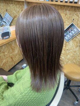 ランプ ヘアスタジオ(LAMP Hair Studio) 1ブリーチでつくるミルクティーベージュ