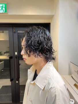 シファー(～Cifer) 波巻きスパイラルパーマウルフカットブラックお客様ヘア☆