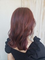 ルシード スタイル オルガ(LUCIDO STYLE Orga)&nbsp;10代20代30代 ブリーチなし ピンクレッド