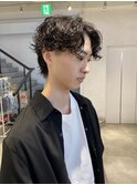 常田風パーマ スパイラルパーマ 新宿 新宿東口