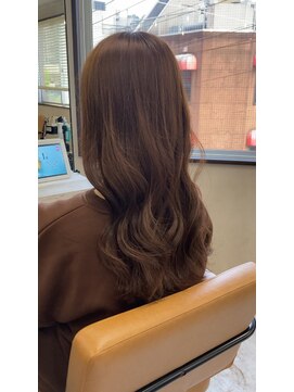 アジールヘア 東上野店(agir hair) 赤み消しカラーマロンブラウン【上野】