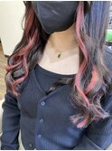 レッドインナーカラー
