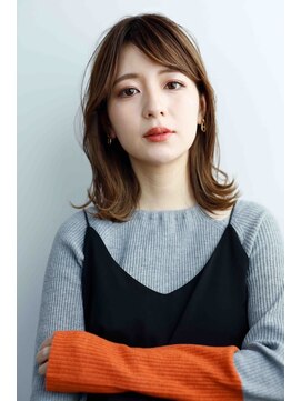 ヘアーゼロ 南新町(HAIR ZERO) 外ハネミディアム