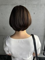 ヴォロ 佐賀(VoLo)&nbsp;ウェットヘア/オリーブベージュ/レイヤーカット/前髪