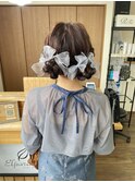 結婚式・2次会☆ヘアセット/ツインお団子