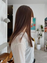 ニュイ(NUIT)&nbsp;バレイヤージュダブルカラーミルクティーベージュカラー韓国