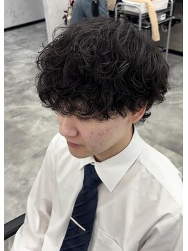 オム ブランシェ(HOMME BLANCHE’) 【Natsuki】強めシャドウパーマ×襟足外はね