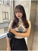くすみベージュ×姫カットレイヤー×韓国風巻き【ayana】