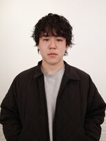 おしゃれ感あるマッシュウルフパーマ