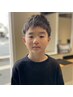 キッズカット(中学生以下が対象)+ママさんカット￥7500/キッズカットのみ￥3500